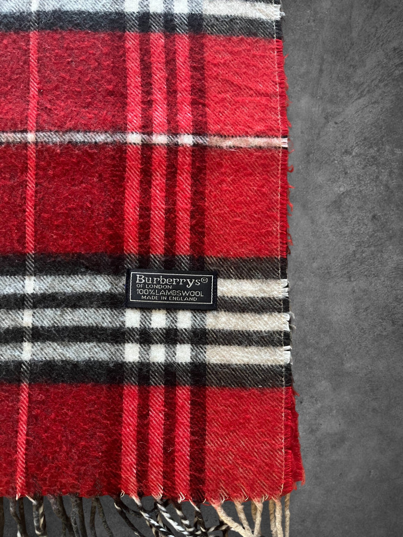Burberry Scarf - Red