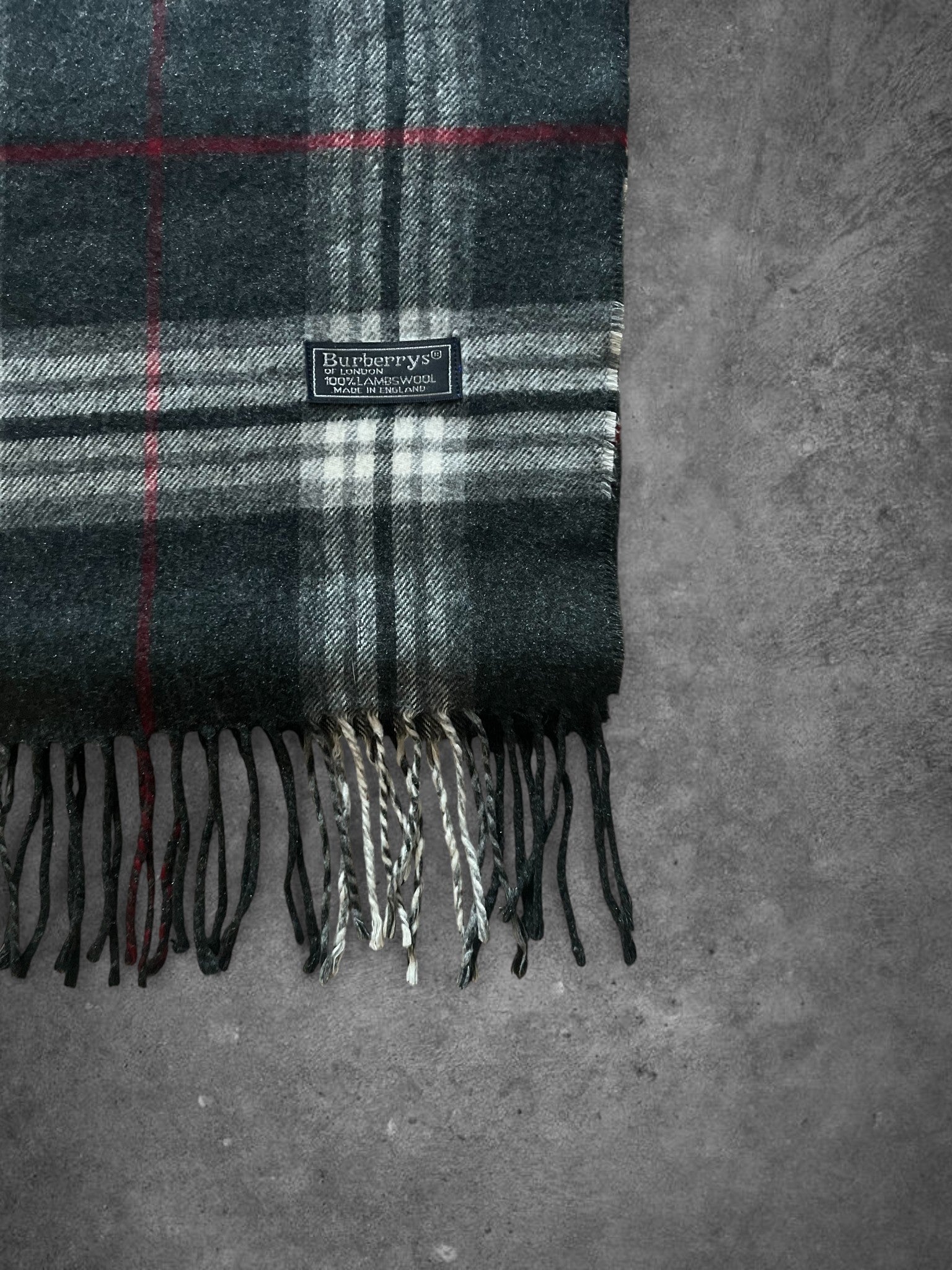 Burberry Scarf - Dark Grey