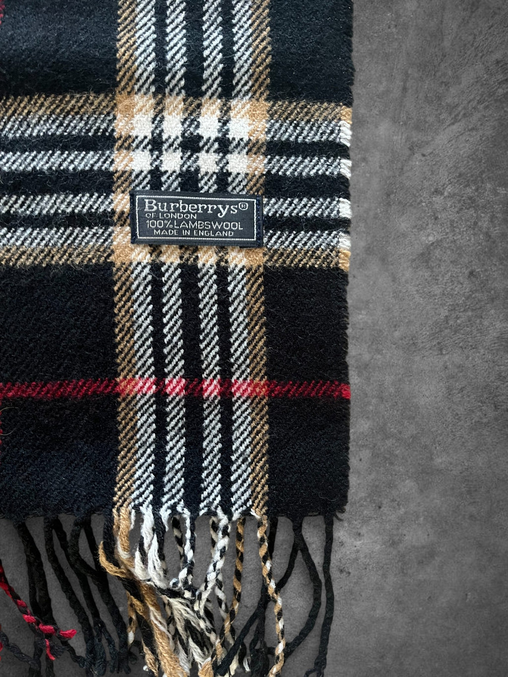 Burberry Scarf - Black and Beige